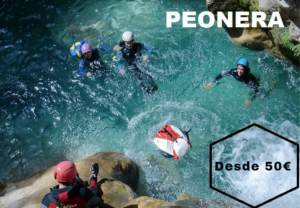 Barranco de la Peonera en la Sierra de Guara